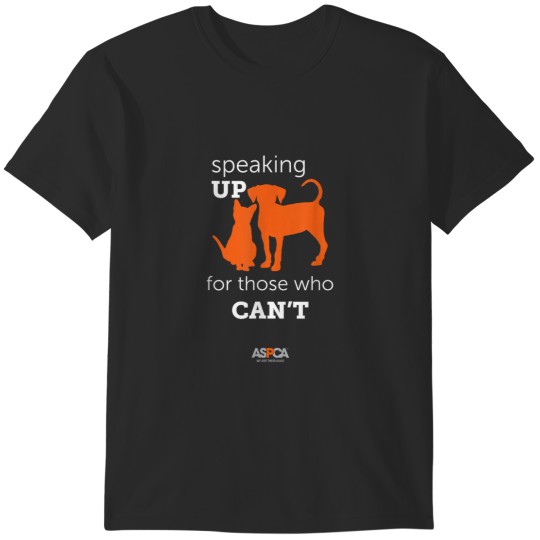 Discover ASPCA Speaking Up for Those Who Cant Dark T-Shirts