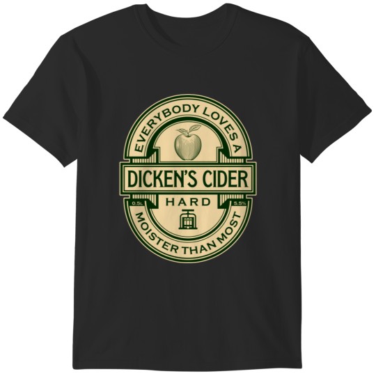 Discover Dicken's Cider Label T-Shirts