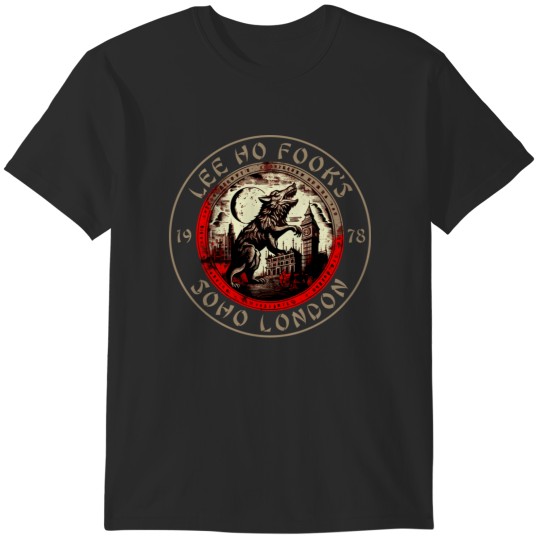 Discover Lee Ho Fooks - Soho London - 1978 - Warren Zevon - Werewolves of London - Block Print T-Shirts