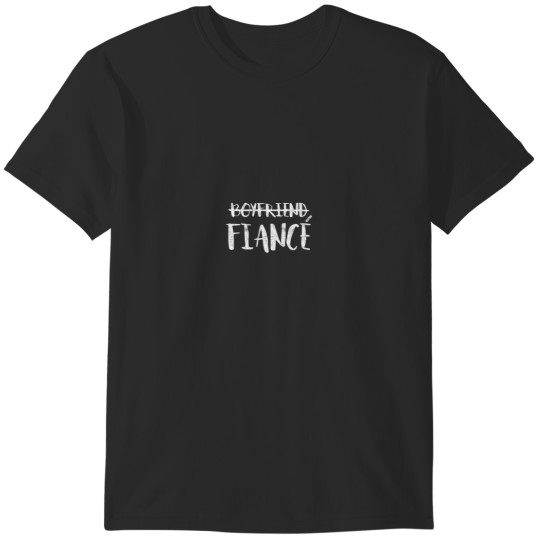 Discover Boyfriend Fiance  Married Man Wedding Gift T-Shirts
