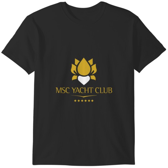 Discover MSC Yacht Club Logo Design T-Shirts