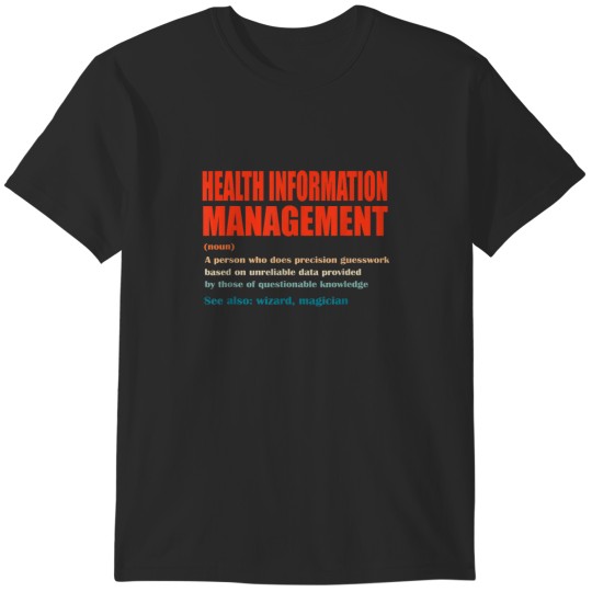 Discover Health Information Management Vintage Definition T-Shirts