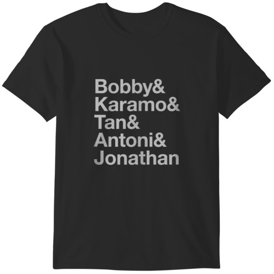 Discover Bobby Karamo Tan Antoni Jonathan Queer Ampersand 9261 T-Shirts