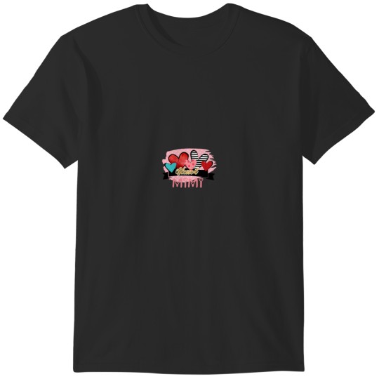 Discover Blessed Mimi Heart Valentines Day Gift For Mom 4613 T-Shirts