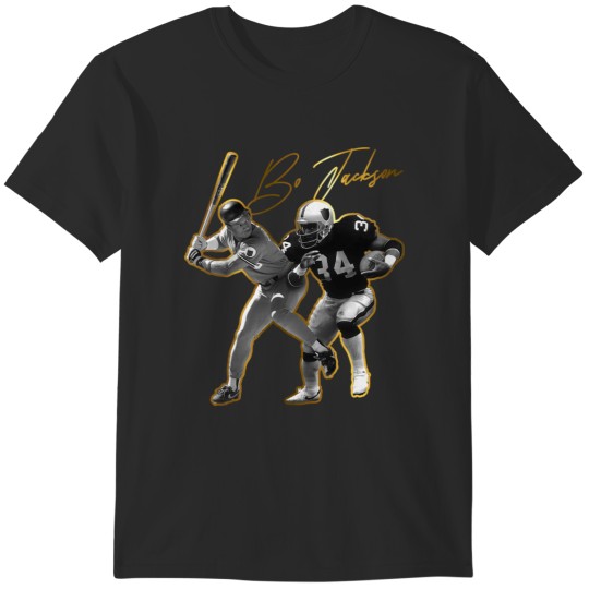 Discover Bo Jackson Gold Tribute T-Shirts