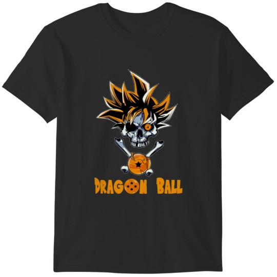 Discover Dragon Ball  Goku Skull 2 T-Shirts