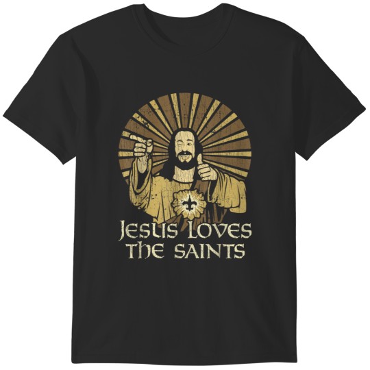Discover Jesus Loves The Saints Christian Faith Bible T-Shirts