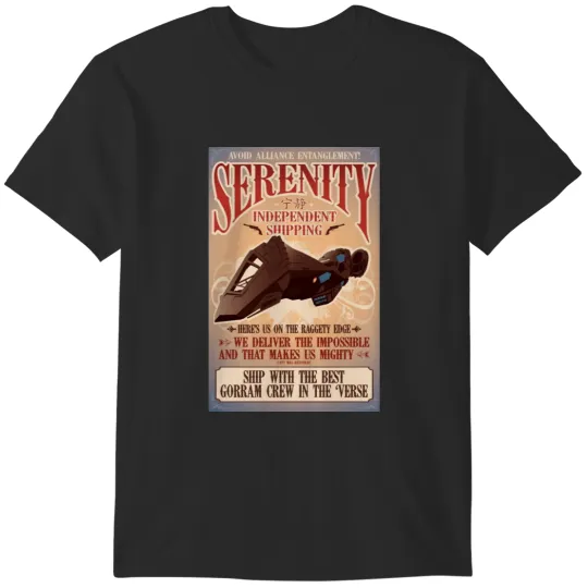 Discover Firefly Serenity Shipping T-Shirts