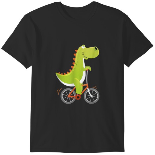Discover Dinosaur Dino Bike Bicycle Biking Biker Cyclist Cycling Gift 4560 T-Shirts