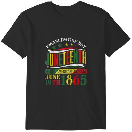 Discover Juneteenth Black History American Freedom Day Accentors T-Shirts