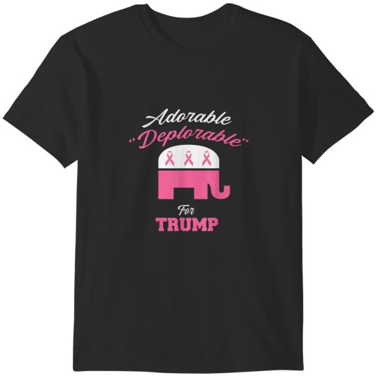 Discover Trump Republican Elephant Cool Breast Cancer Awareness T-Shirts