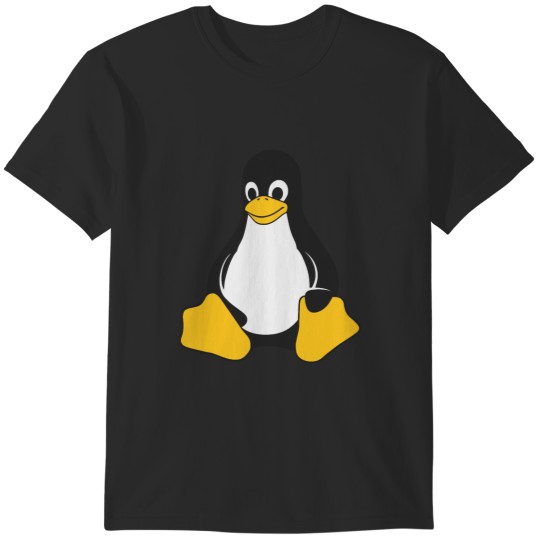 Discover Linux Tux Flat 2D Active T-Shirts