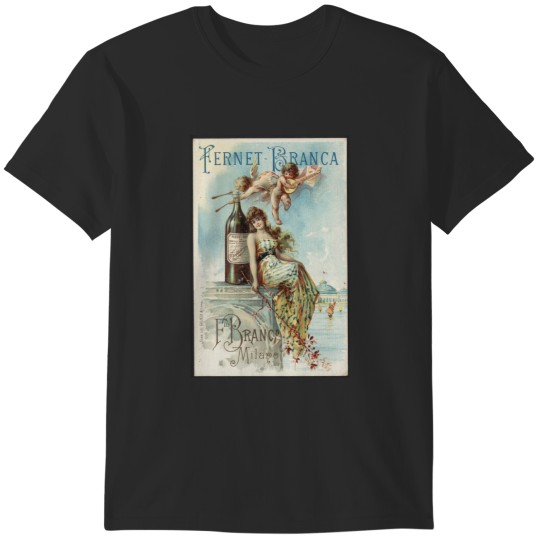 Discover Fernet branca cherub vintage poster102 T-Shirts