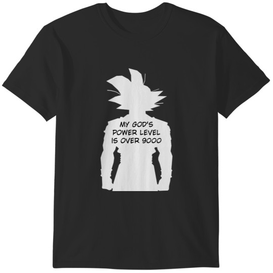 Discover Dragon Ball Z Goku My God's power level is over 9000 T-Shirts