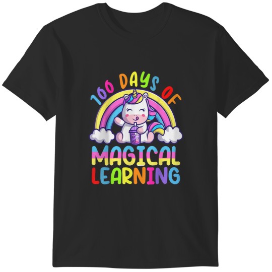 Discover 100 Days Of Magical Learning 100th Day Of School T-Shirts
