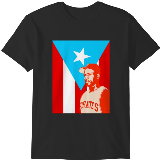 Discover Puerto Rican Baseball Player  Roberto Clemente 1 T-Shirts