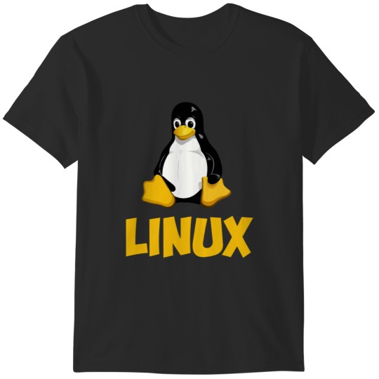 Discover Linux Tux Penguin Logo T-Shirts