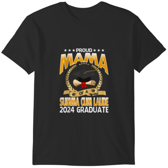 Discover Proud Mama Of A Summa Cum Laude 2024 Graduate 9706 T-Shirts