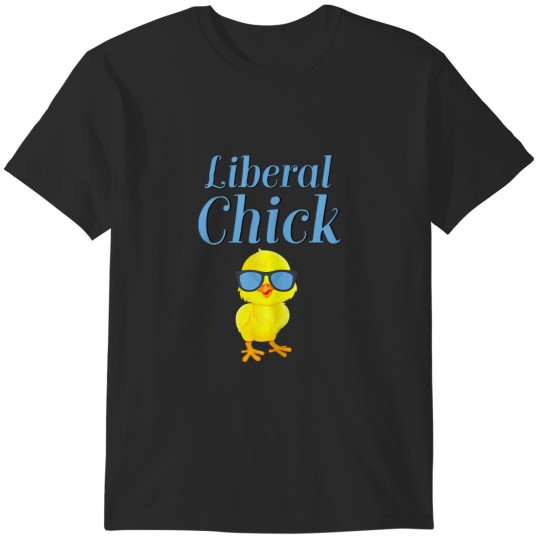 Discover Liberal Chick Progressive Anti Trump Democratic Socialist T-Shirts