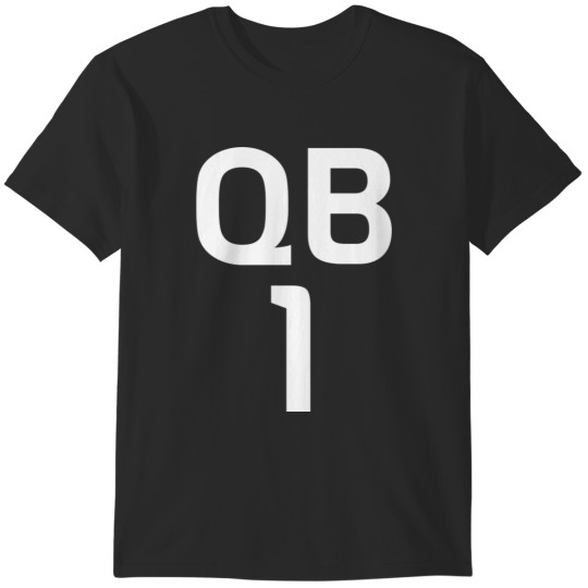 Discover QB 1 Football Quarterback T-Shirts