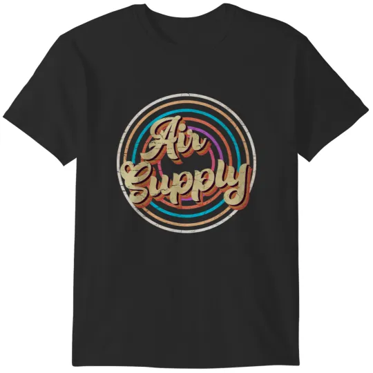 Discover vintage circle line color Air Supply T-Shirts