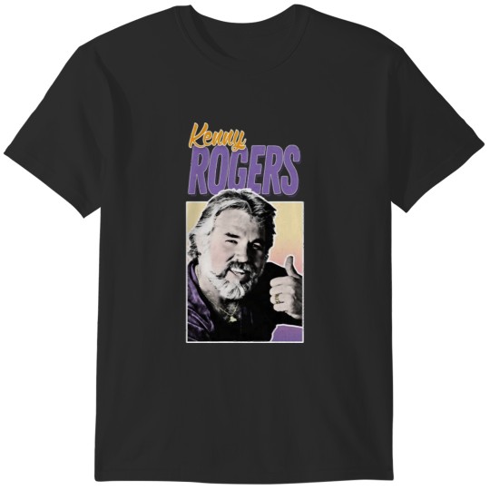 Discover Vintage Style Kenny Rogers 80s Aesthetic Design T-Shirts