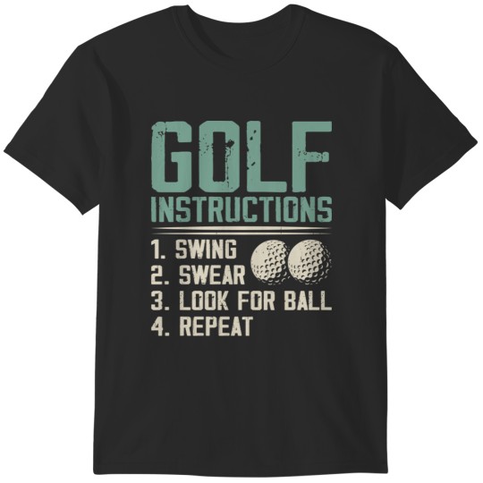 Discover Golf Instructions  For Men T-Shirts