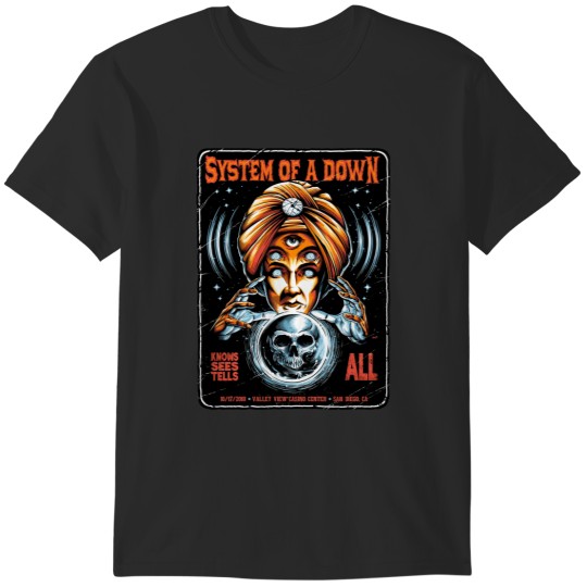 Discover SYSTEM OF DOWN T-Shirts