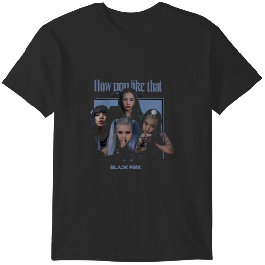 Discover Black Pink Group Band Girls T-Shirt