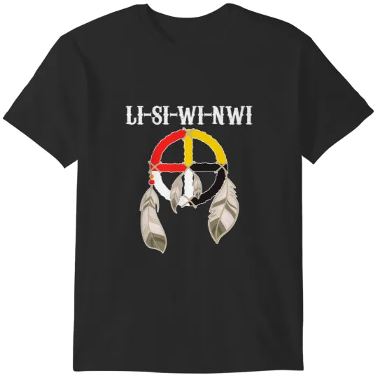 Discover Absentee Shawnee Native American Indians Wheel T-Shirts