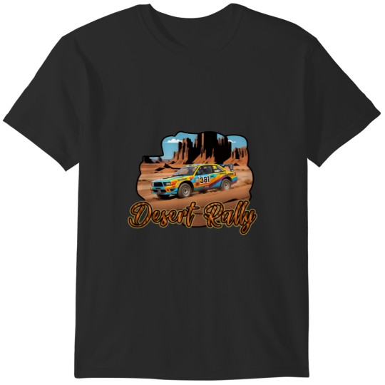 Discover Cool Desert Rally Racing Car Active(4) T-Shirts