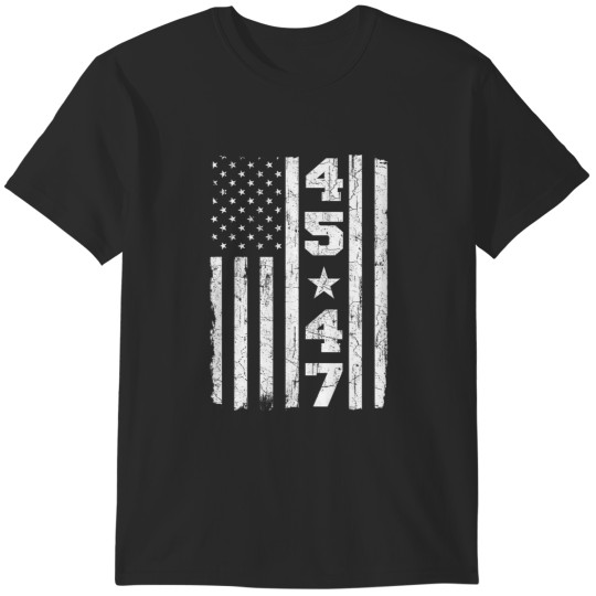Discover 45 47 trump vintage usa flag 2024 president election politic T-Shirts