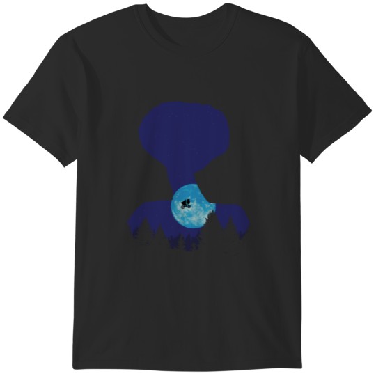 Discover E.T. the Extra-Terrestrial Silhouette . T-Shirts
