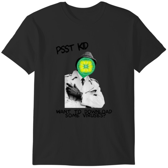 Discover Limewire Trenchcoat Dealer2 Graphic T-Shirts