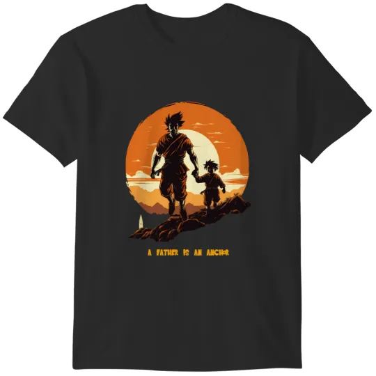 Discover Dragon Ball Z father's day Goku and Gohan T-Shirts