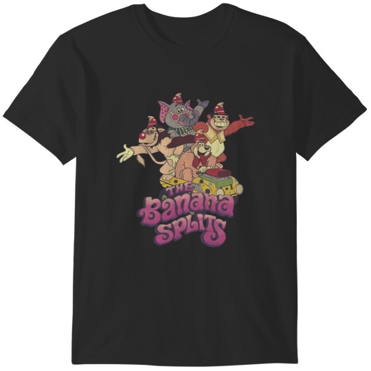 Discover Banana Splits Racing Band T-Shirts