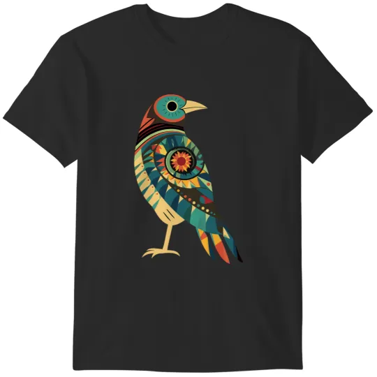 Discover Hopi Art American Style Bird Tribal Design T-Shirts