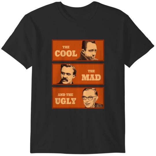 Discover Stylish Camus Nietzsche Sartre T-Shirts | Philosophy Lover Apparel