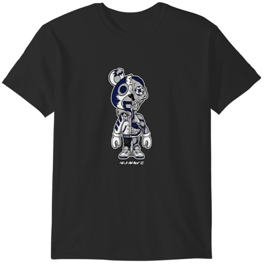 Discover Midnight Navy 4ss to match Sneaker Navy Nuwave Bear Anatomy3 T-Shirts