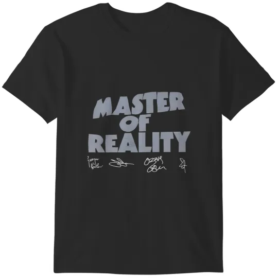 Discover Master Of Reality Album Logo T-Shirts