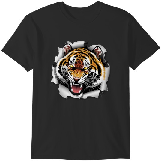 Discover Tiger Roar coming out from Tee T-Shirts