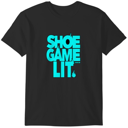 Discover Island Green Foamposites to match Sneaker Match Black Shoe Game Lit1 T-Shirts