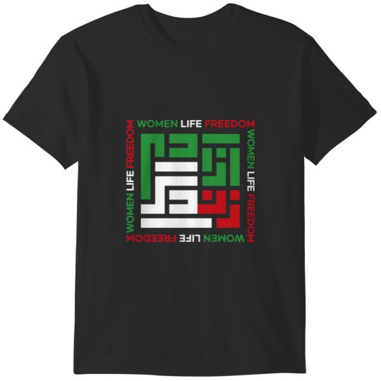 Discover Women Life Freedom, Iran Flag, Zan Zendegi Azadi mahsaamini_nbsp_ T-Shirts