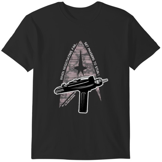 Discover Set phasers to stun 1 T-Shirts