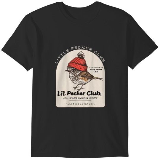 Discover BACK PRINT Little Pecker Club Little Gents Makin T-Shirts
