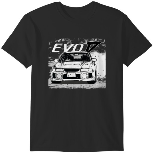 Discover initial d lan evo 5 powerslide drift jdm T-Shirts