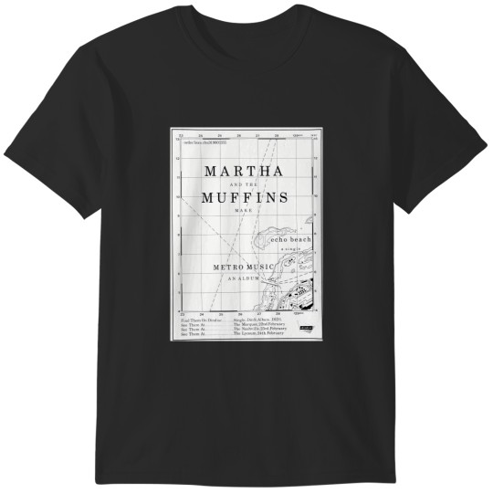 Discover echo beach by martha and the muffins new wave rock poster T-Shirts
