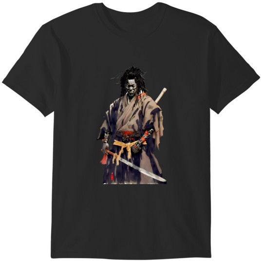 Discover Yasuke Black Samurai in 1579 Feudal Japan No 4 2 T-Shirts