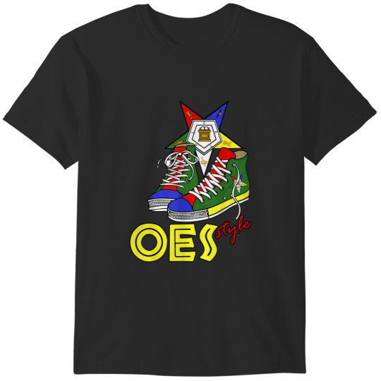 Discover Oes High Top Sneaker Style Of The Eastern Star P T-Shirts