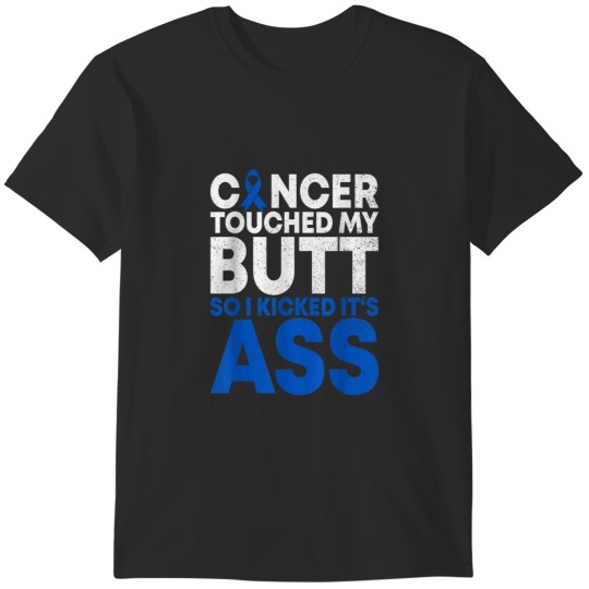 Discover Funny Colon Cancer Survivor Cancer Awareness Ribbon T-Shirts